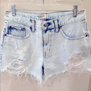 Abercrombie & Fitch Boyfriend Denim Shorts